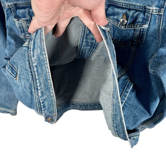 Ralph Lauren Jeans Co Women's 2X Button Front Denim Jean Jacket 100% Cotton - Picture 11 of 12